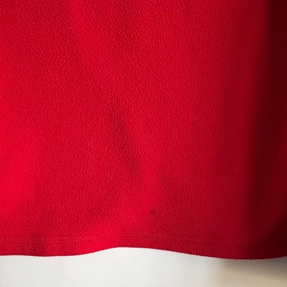 The North Face Boys Glacier 1/4 Zip Fleece Pullover Sweatshirt Red Gray Size L - Picture 7 of 7